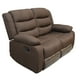thumbnail image 2 of Sofá ODH Reclinable 2 Cuerpos New Italia Lino Chocolate, 2 of 5