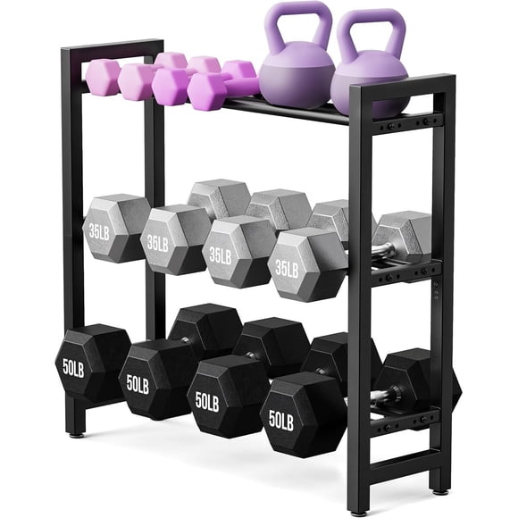 3 Tier Dumbbell Rack, Weight Rack for Home Gym