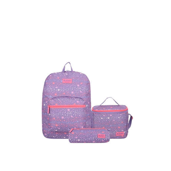 Triple Pack 6XT Mochila Niña Xtrem Estrellas Morado