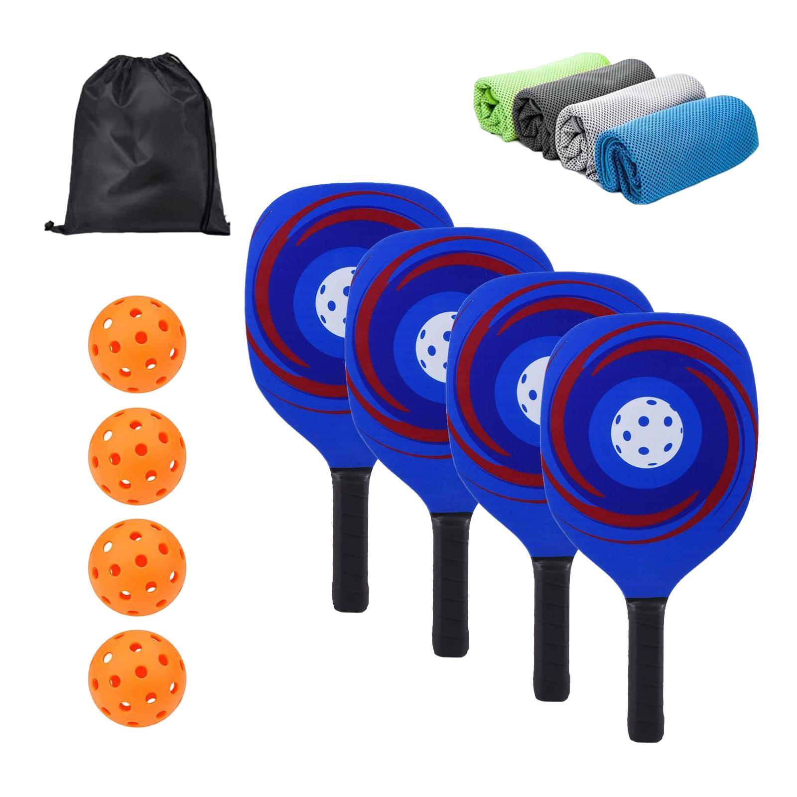 Ioensy - Pickleball Paddles Portable 4 Towels Comfort Grip Regalos Para Hombres Mujeres