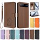 thumbnail image 3 of Funda Volteable con Diseño de Gato para Infinix Hot 60i 5G, Marrón, 3 of 6