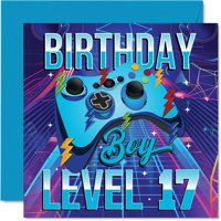 Tarjeta De Cumpleaños Stuff4 Gamer De 17 Años Con Sobre