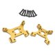 thumbnail image 2 of Soporte De Torre De Choque Trasero Delantero Para Wltoys 144001 1/14 RC Car Golden, 2 of 5