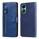 thumbnail image 5 of Funda con Cremallera para OPPO A78 4G, Carcasa Cartera de Cuero PU con Soporte y Tarjetero, 5 of 6