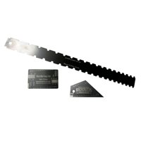 Magideal - Regla Para Cuello De Guitarra, Herramienta Luthier Recta Con Muescas En El Cuello De Guitarra De Acero Inoxidable Para La Mayoría De Los Diapasones De