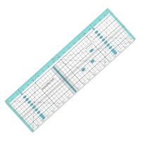 Magideal - Regla Transparente, Herramienta De Costura Para Acolchar, Manualidades Domésticas, Accesorios De Costura Diy, Medición De Ropa Para El Hogar, Regla De