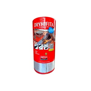 Dryko Impermeabilizantes - Cinta Tapagoteras Adhesiva 30 Cm X 10 Mt- Aluminizada
