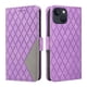 thumbnail image 4 of Funda Cartera para iPhone 14 con Tarjetero Soporte y Correa Morado, 4 of 6