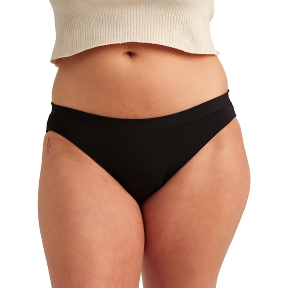 Period Underwear Saalt Comfort Modal Bikini Regular Black