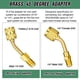 thumbnail image 3 of Kit de adaptadores de refrigerante Mudder R32 R410A 1/4" a 1/4" 5/16", 3 of 7