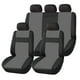thumbnail image 1 of Funca Cubre Asiento Sport Diseño en Gris 9 Piezas / 5 Cabeceras Negro, 1 of 2