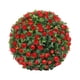 thumbnail image 2 of Bola topiaria colgante de flores de simulación, 7.8 pulgadas, material de PE, accesorio multiusos, duradero, decoración floral realista para cafetería Estilo B, 2 of 5