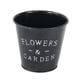 thumbnail image 3 of Maceta Para Plantas De Jardín, 5,1x4,7x3,5 Pulgadas, Para Centro De Mesa, Resistente, Negro, Sin Asas, 3 of 5