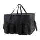 thumbnail image 1 of Bolsa de entrega aislada, bolsa de comestibles, bolsa térmica portátil, reutilizable, de gran capacidad, con cierre de cremallera, para la oficina y negro, 1 of 5