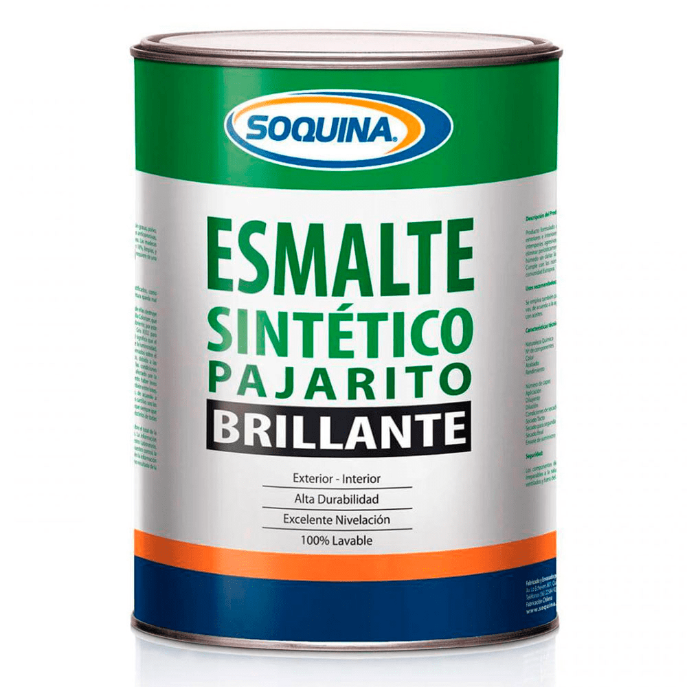 Soquina - Esmalte Sintetico Paj Gris Perla 1gl