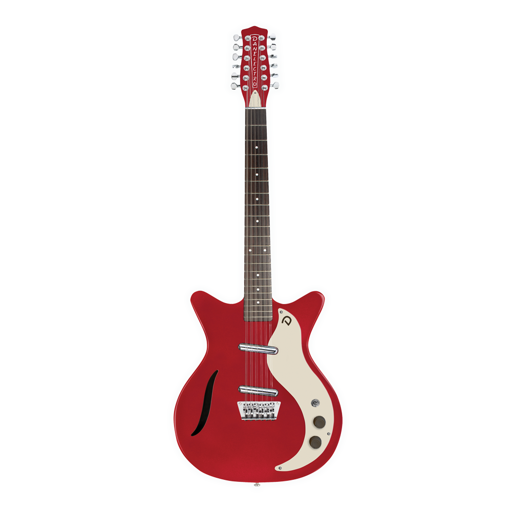 Guitarra Eléctrica Vintage 12 Cuerdas-Red Danelectro