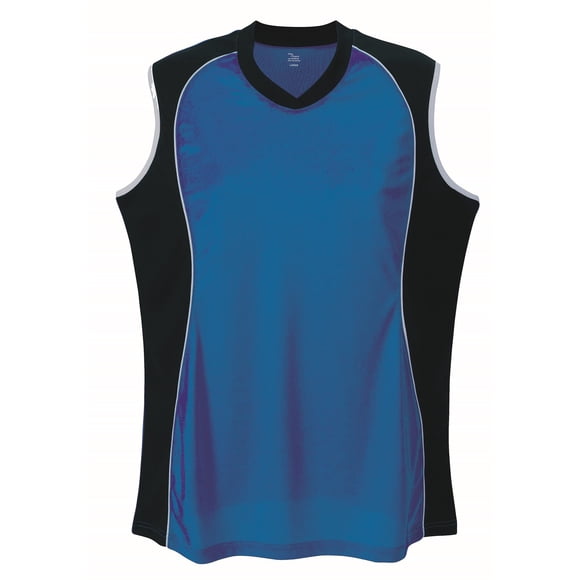 Jersey Martin Sports sin mangas con cuello en V para niñas - Azul real