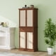 thumbnail image 1 of 4 Door Cabinet with 1 Drawer, with 4 Adjustable Inner Shelves, Storage Cabinet, 1 of 3