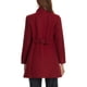 thumbnail image 3 of INSPIRE CHIC Abrigo de Mujer de Doble Botonadura con Cuello Alto, Manga Larga, Largo Midi, Color Burdeos, Talla XL, 3 of 6