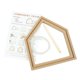 thumbnail image 1 of Aros De Bordado De Madera, Marco Fijo, Punto De Cruz, Manualidades DIY, Forma De Casa, 1 of 5