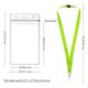 thumbnail image 3 of Lanyards WEZEBEL de 12 unidades, verde manzana, impermeables, para credencial, 3 of 6