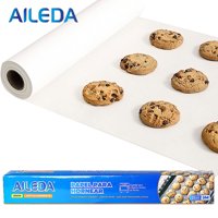 Aileda - Papel Para Hornear 30 Cm × 5 M Antiadherente Para Hornear