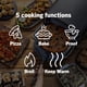 thumbnail image 5 of Horno para pizza de exterior Ninja Artisan MO201BL1 30 cm 700 °C azul, 5 of 9