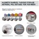 thumbnail image 5 of Juego de 7 tazas medidoras apilables WARMHEART de acero inoxidable, 5 of 9