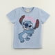 thumbnail image 1 of Polera Manga Corta Niña Lilo & Stitch Lentejuela Azul Disney, 1 of 4