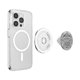 thumbnail image 4 of Agarre para teléfono PopSockets para MagSafe con soporte, esmalte plateado, 4 of 6