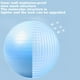 thumbnail image 3 of Pelota de ejercicios - Pelota de yoga de equilibrio para entrenar, pelota de estabilidad para el parto durante el embarazo, 3 of 5