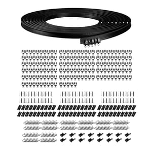 Bothyi - Kits De Rieles De Cortina Flexibles Espaciador De Cortina Para Rv Para Tratamiento De Ventanas Del Hogar 20 Metros