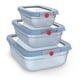 thumbnail image 1 of Contenedor hermetico de alimentos ONECLICK Azul 0,5/1,2/2,3L Tefal, 1 of 5