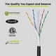 thumbnail image 4 of Cable Ethernet TRUE CABLE Cat6A Direct Burial, 500 pies, negro, 4 of 4