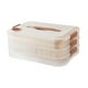 thumbnail image 5 of Contenedor De Almacenamiento De Alimentos Con Asas Y Tapas Para Pasta De Aperitivos De Carne De Tres Capas, 5 of 5