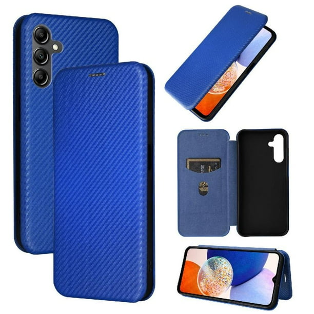 Funda Flip para FOXDOCK Samsung Galaxy A15 - Funda magnética de negocios, funda protectora delgada
