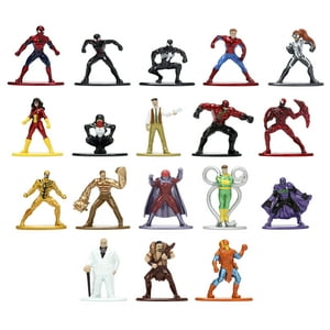Figuras Fundidas A Presión Jada Toys Marvel Spider-Man, Paquete De 18 Unidades, Serie 8