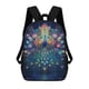 thumbnail image 1 of Pavo Real-theme Backpack, Campus style schoolbag Bookbag with Adjustable Shoulder Straps And Large Zip Compartment, Unisex Travel Bags., 1 of 6