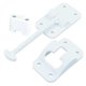 thumbnail image 1 of Tope para Puerta JR Products Estilo T de 3.5" con Bumper Blanco, 1 of 1