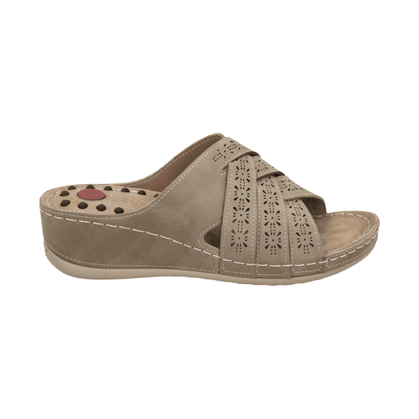 SANDALIAS POLICE TAUPE MUJER PO-POS25Y086 - Talla 35