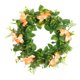 thumbnail image 4 of Greenery Wreath - Corona Floral Redonda De 18.0 In Para Primavera, Verano, Telón De Fondo, Hogar, Naranja, 4 of 5