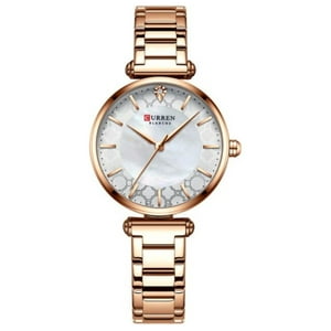 Reloj Analogo Oro Rosa Curren 9072_1