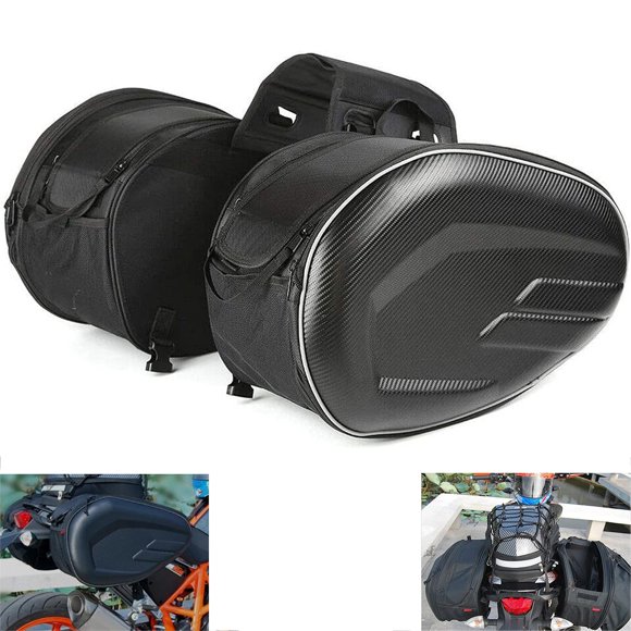 Alforjas para moto MIHUNTER, impermeables, 58 litros de capacidad