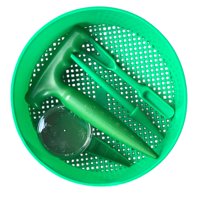Magideal - De Jardín, Bandeja De Tamizado De Suelo, Dispensador De Herramientas De Siembra Verde, Malla De Piedra Para Filtro, Tamices Pequeños De Y 5 Piezas