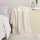 thumbnail image 5 of Manta de punto Blanket CYMULA, color blanco crema, 127 x 152 cm, suave, 5 of 6