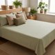 thumbnail image 2 of REGALWOVEN Sábana de Gasa de Microfibra, Sábana Transpirable, Ropa de Cama para Dormitorio Verde Claro 63x91in, 2 of 5