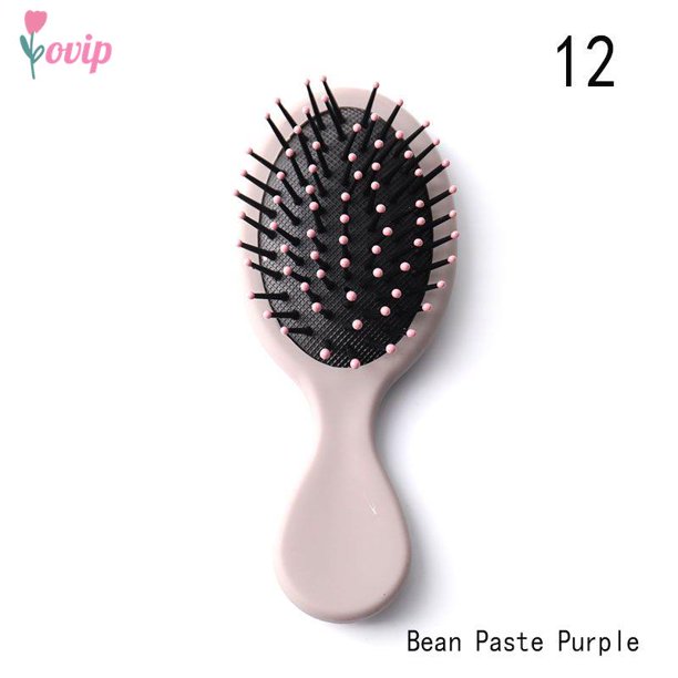 Travel Foldable Hair Comb with Mirror Brush Massage Anti Static Hair Comb Hairdressing Personality Hairpin Styling Combs Tool