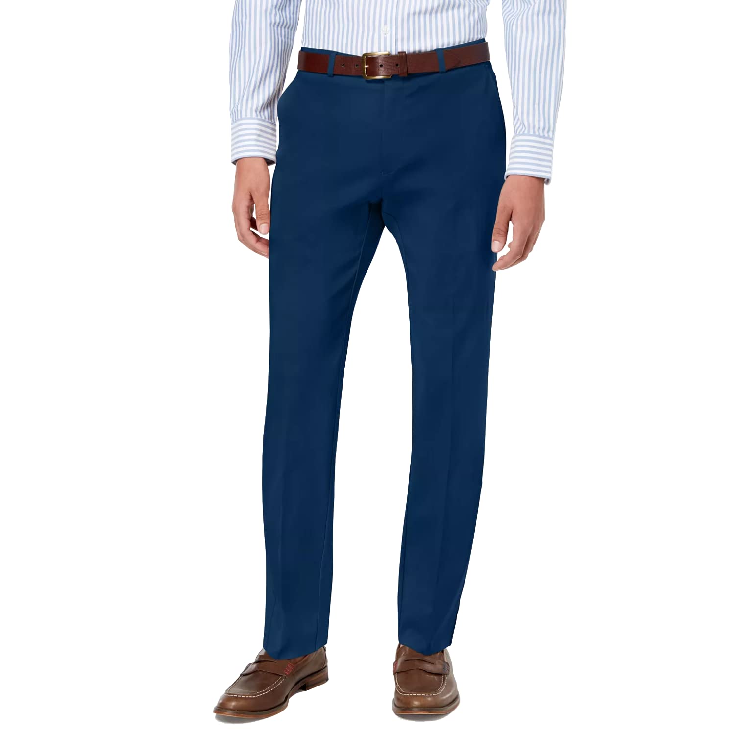 Pantalones Chinos Tommy Hilfiger Classic Stretch Para Hombre, Color Azul Marino