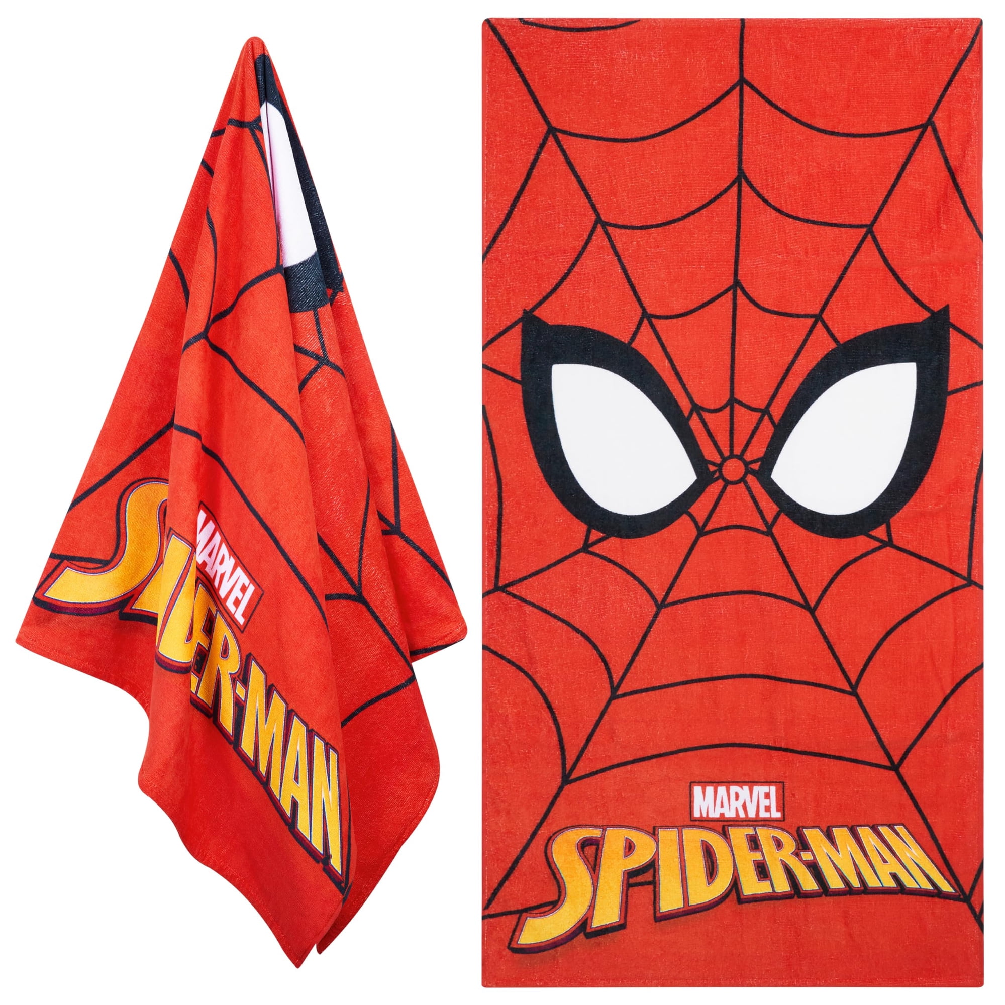 Toalla Disney Spider-man Para Niños, 140 X 69 Cm, Secado Rápido