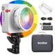 thumbnail image 1 of Lámpara de vídeo Godox ML100R de 110 W RGB LED 1800-10000 K CCT, 1 of 9
